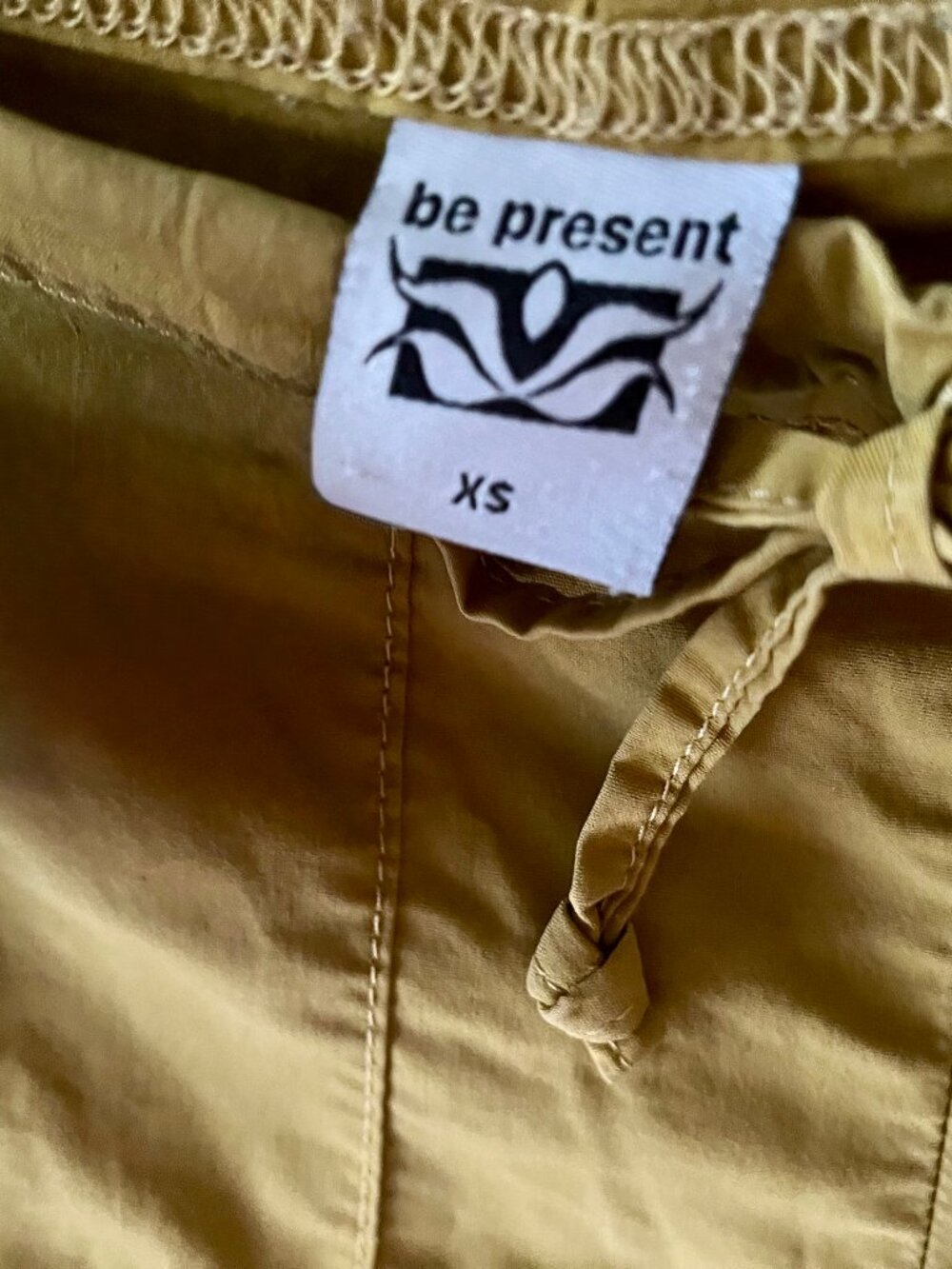 Be Present Cropped Wide Leg Yoga Pant - Light Mustard - Picture 4 of 4